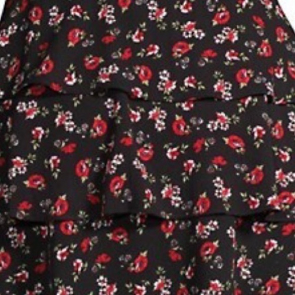 Lea & Viola Ruffle Floral Mini Skirt (Host Pick) BRAND NEW - Picture 4 of 4